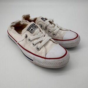 Converse‎ Shoreline Slip On Cream White 6 Basic Classic Bella Swan Grunge Sleaze